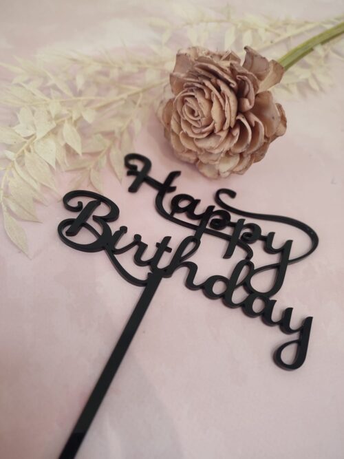 HB003 topper happy birthday