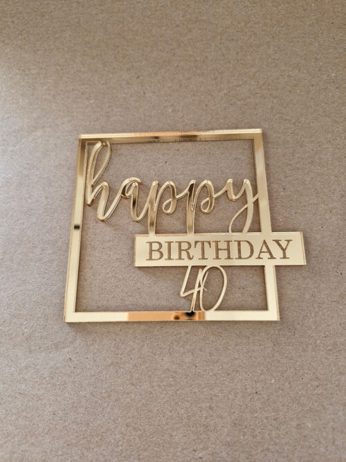 Ozdoba "Happy Birthday"