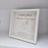 OZDOBA003 WZÓR02.1 Ramka Pamiątka Chrztu Świętego