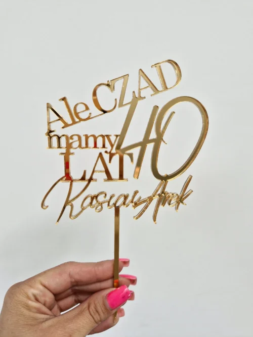 ALECZAD001 Ozdoba "Ale czad mam ** lat"