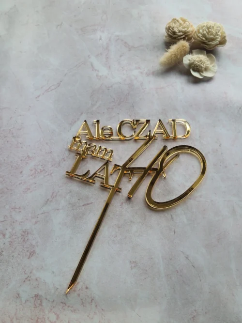 ALECZAD001.01 Ozdoba "Ale czad mam ** lat"