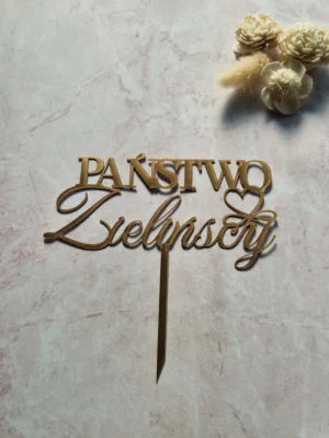Ozdoba Państwo + Nazwisko