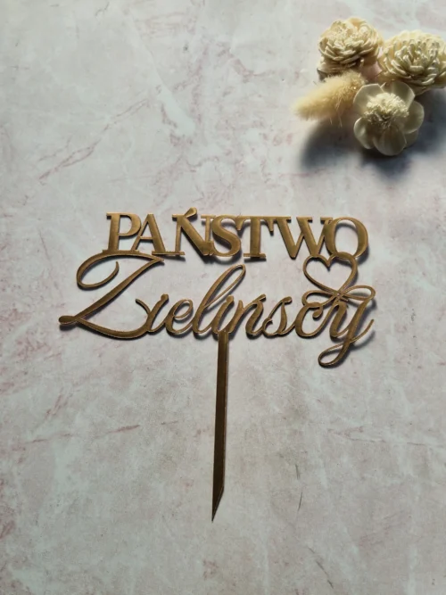 Ozdoba Państwo + Nazwisko
