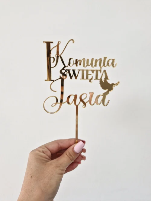 Ozdoba Pierwsza Komunia Święta + Imię