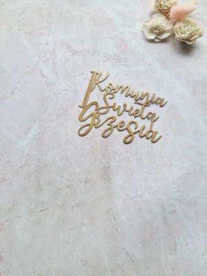 Ozdoba Pierwsza Komunia Święta + Imię